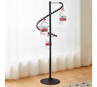 360° Rotating Metal Spiral Clothes Hanger Display Stand - Modern Freestanding Clothes Rack for Bedrooms & Living Rooms - Space-Saving Clothing nizer 73x34x32cm