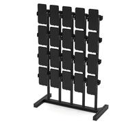 360° Rotating Multi-Layer Cell Phone Holder, Adjustable Metal Stand for Video Conferencing & Live Streaming, Multi-Row Design for 20 Phones, Perfect for Groups