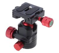 360 Rotating Professional Metal Ballhead Spherical Loading Capacity 5 Kg Quick Release Shoe Plate And Handle