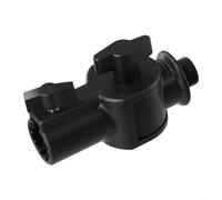 360° Rotating Projector Tray Adapter with 5/8" Screw for 15mm Pipe Diameter, Compatible with Projector Stands & Mounts, Black Plastic Bra