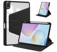 360° Rotating PU Leather Tablet Case Suitable For Huawei MatePad 11.5 TXZ-W09 11.5" 2025 Stand Cover With Pencil Slot(Black)