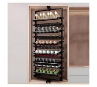 360° Rotating Pull-Out Shoe Rack - Adjustable Height Multi-Layer nizer Veal Sto Shelf for Hallway Closet & Entryway - Maximize Space & Easy Access