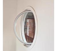 360° Rotating Round Window, Tempered Glass Porthole for Enhanced Ventilation and Natural Light, Ideal for Playhouses and Sheds