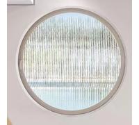 360° Rotating s Window, Aluminum Axis Ventilat, F Mount Arch Louvered Design for Bathroom & Bedroom, Slish Black, 40cm/15.7in - Enhance Airflow & Aesthetics