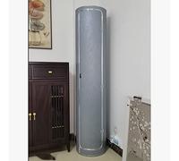 360° Rotating Shoe Cabinet with Lint Sterilizer, 8-Layer Round Storage Rack, Modern Entryway Organizer - Silver, 127cm Tall, Space-Saving Shoe Storage Solution
