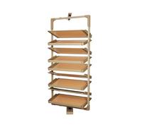 360° Rotating Shoe Rack - Adjustable Expandable Metal Organizer for Closet - Space-Saving Shelving Solution for Small Bedrooms - Sturdy, Stylish, Black Storage Unit