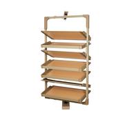 360° Rotating Shoe Rack - Adjustable Height Meta-Saving Veal nizer for Small Bedrooms Closets & Entryways - Stackable Design for Easy Sto & Access