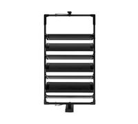 360° Rotating Shoe Rack, Height-Adjustable Aluminum Alloy Storage Cabinet, 7-Tier Multi-Layer Organizer, Space-Saving Pull-Out Shoe Shelves for Home