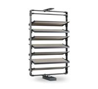 360° Rotating Shoe Rack, Height-Adjustable Multi-Layer Shoe Cabinet, Space-Saving 7-Tier Double-Sided Display Organizer for Shoes, Perfect for Small Spaces