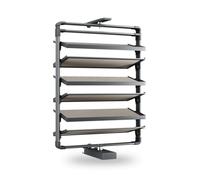 360° Rotating Shoe Rack, Height-Adjustable Multi-Layer Shoe Cabinet, Space-Saving Double-Sided Display Organizer for Shoes, 6-Tier Design for Efficient Storage