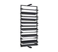 360° Rotating Shoe Rack, Height-Adjustable Pull-Out Shoe Cabinet, Space-Saving Vertical Organizer with 12 Tiers for Home Storage, Perfect for Shoes and Accessories