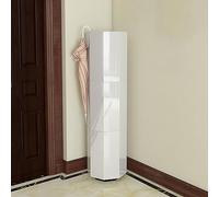 360° Rotating Shoe Rack Tower Cabinet Organizer with Swivel Storage Multi Functional Octagon Round Design for Home Closet