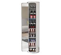 360° Rotating Shoe Rack, Vertical Storage Tower with Intelligent Sterilization, Simple & Exquisite Design, Multi-Functional Shoe Cabinet for Home Organization