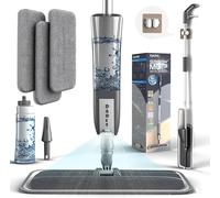 360° Rotating Spray Mop for Floors - 3 Washable Microfiber Pads, 400ml Large T