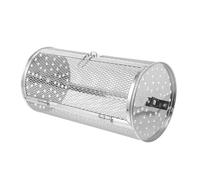 360° Rotating Stainless Steel Vetable Grill Basket Multi-Purpose Accessory for Electric Oven Perfect for Roasting Nuts and Chestnuts & Versatile Cooking Tool