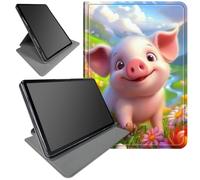 360° Rotating Stand Case for iPad Air 3 2019 and iPad Pro 10.5 Inch 2017- Smart Protective Cover with Auto Wake/Sleep,Full-Body Kickstand Case,Cute Little Pig