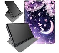 360° Rotating Stand Case for Samsung Galaxy Tab A9 8.7" 2023 2024 2026 SM-X110/X115/X117 & Tab A11- Smart Protective Cover with Auto Wake/Sleep,Full-Body Kickstand Case,Pink Blossoms Cherry