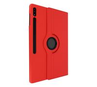 360° Rotating Stand Folio Case Shock-Absorbing for Samsung Tab S8 Ultra - Red