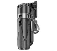 360° Rotating Travel Smartphone Tripod Mount, Portable Tripod Stand, For Live Streaming Cellphone Camera, Stand+Charging Cable(Black)