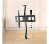 360° Rotating TV Stand DividerAdjustable Floor Support for LCD TV (86114cm) WallMounted Partition with Swivel HookModern Living Room Furniture Solution