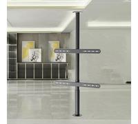 360° Rotating TV StandAdjustable Divider Rack for 3275 Inch LCD/TVsFloor Cabinet with Rotating Base for Optimal Viewing AnglesModern Entertainment Center
