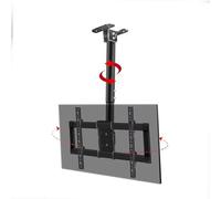 360° Rotating TV Wall Mount Bracket for 37-85 inch LCD/LED TVs, Max VESA 600x400mm, Supports Up to 176 lbs, Ceiling or Wall Installation, Durable & Adjustable