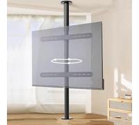 360° Rotating TV Wall Mount Stand Adjustable Height & Tilt for 32-75" Screens Swivel Base for Partition Walls Perfect for Living Room & Home Theater (200-295cm)