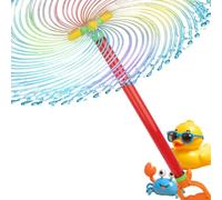 360° Rotating Water Guns for Kids - Fireworks Water Squirter with Wide Angle Spray, 420ml Large Capacity Pump Action Squirt Guns, Summer Pool Beach Outdoor Toy for Children & Adults