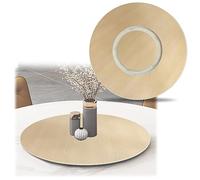 360º Rotating Wooden Serving Platter Round Lazy Susan for Dining Table Available in 50-100 cm Perfect for Easy Food Sharing and Entertaining