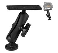 360° Rotation Aluminum Fish Finder Mount with 1.5" / C Size Ball, Marine Electronic Mount Compatible with Garmin, Lowrance, Humminbird and More