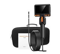 360° Rotation Endoscope Inspection Camera 5 inch 8.5mm HD Articulating Borescope 1.5m Industrial for Car Engine(Single Lens)