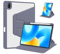 360 Rotation Hard Stand Case Suitable For Huawei Matepad 11.5S 2025 SLG-W10/W50 11.5inch With Pen Holder Clear Acrylic Cover(Green)