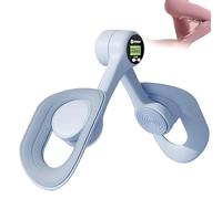 360° Rotation Pelvic Floor Exerciser, Anti Slip Design Thigh Exerciser, Pelvic Floor Trainer Women, Pelvic Floor Strengthener for Women Elvie, Screen Display Count for Thigh Toner Workout (blue)