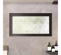 360° Rotation Sliding Window Replacement, Aluminum Alloy with Handles, Easy-Clean Ventilation Design for Bathroom, Basement, Garage & Office
