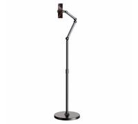 360° Rotation Tablet Holder, Adjustable Laptop Stands, Tablet Floor Stand, Adjustable Height Stretchable Arm Swivel Holder Mount, Metal Tablet Holder Phone Stand, for Conference Room Home Theatre