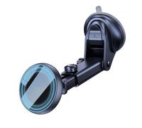 360° Rotation Universal Automobile Cradle Magnetic Car Phone Holder Car Mount for Windshield and Dashboard Strong Suction Adjustable Long Arm for Cellphones