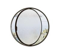 360° Round Rotating Tempered Glass Window for Home Decor - Ideal for Bathrooms, Kitchens, and Living Rooms