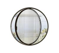 360° Round Rotating Tempered Glass Window for Home Decor - Ideal for Bathrooms, Kitchens, and Living Rooms