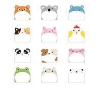 360 Sheets Cartoon Animal Sticky Notes Set, Sticky Notes Cute, Mini Memo Note Pad for Office School Home, Funny Post it Notes for Kids & Adults