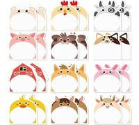 360 Sheets Cartoon Notes Paper Portable Note Memo Pad Adhesive Note Paper Reminder On Notebook Journal Planner Calender Colorful Set