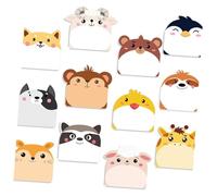 360 Sheets Cartoon Notes Paper Small Pad Adhesive Note Paper Pocket Note Memo Pad for Writing Journaling Noting