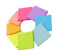 360 Sheets Colorful Notes Paper 3x3Inch Wide Lined Adhesive Note Paper Reminders On Fridges Notebook Calendar Planner Adhesive for Making Note Pad