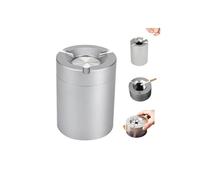 360° Stainless Steel Twist-Lock Ashtray,2026 Upgraded Cars Ashtrays with Spin Lid,Windproof OdorPro0f Car Ashtray with Cigarette Holder,Rotating Spin Lid Auto-Extinguish Ash Tray for Car & Home