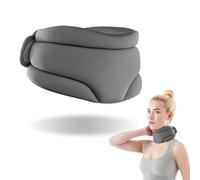 360° Surround Support Neck Brace,Soft Foam Cervical Collar for Sleeping,Detachable Adjustable Neck Collar,Relief Women/Men Neck Pain and Spine Pressure,Universal (Sponge, Grey)