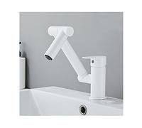 360° Swivel Bathroom Faucet Foldable Mixer Tap for Sink Single Handle Washbasin Faucet Universal Rotating Basin Mixer Space-Saving Washbasin Fixture