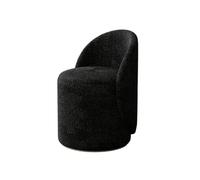 360° Swivel Boucle Accent Chair - Cozy Round Chair for Living Room Bedroom & Dressing Table - Armrest Reading Chair Stylish & Comfortable No Wheels