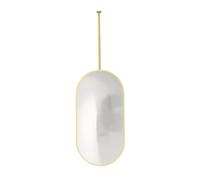 360° Swivel Double-Sided Ceiling Mirror with Anti-Fog Button - Ideal for Hotel, Apartment, and Bathroom Décor, Vanity Use, Home Essentials, Stylish Design