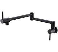 360° Swivel Kitchen Faucet Dual Handle Telescopic Cold Water Tap ge Black Multifunctional Sink Mixer Tap Ideal for Filling the Kitchen