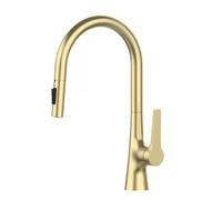 360° Swivel Kitchen Faucet with Pull-Down Sprayer 2 Spray Modes Chrome Finish Modern Design Easy Installation Perfect for Home & Restaurant Use,Or