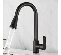 360° Swivel Kitchen Faucet with Pull Down Sprayer Single Handle Mixer for Hot & Cold Water 3 Spray Modes Chrome Finish Modern Design Perfect Home Use